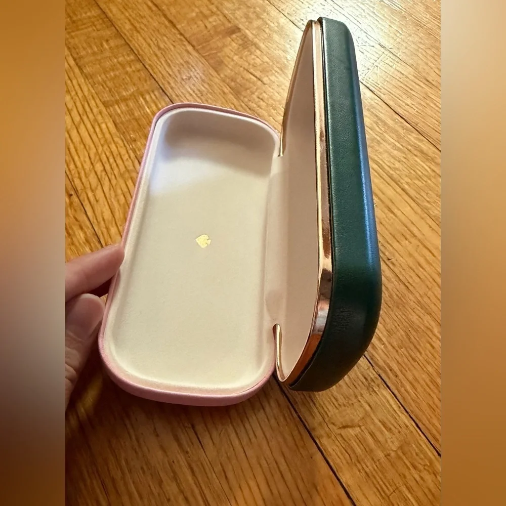 Kate Spade Pink/Green Hard Eyewear Case